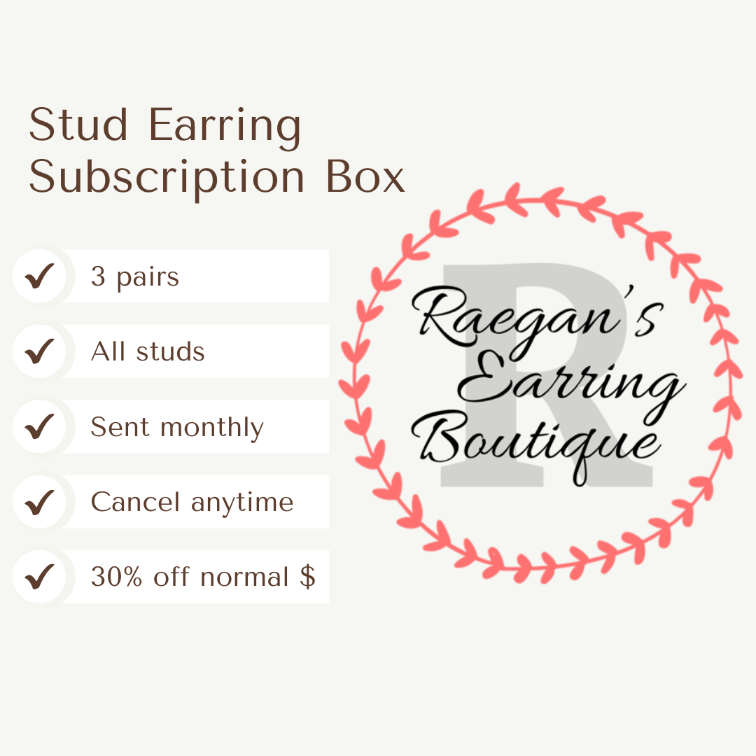 Stud Earring Subscription Box