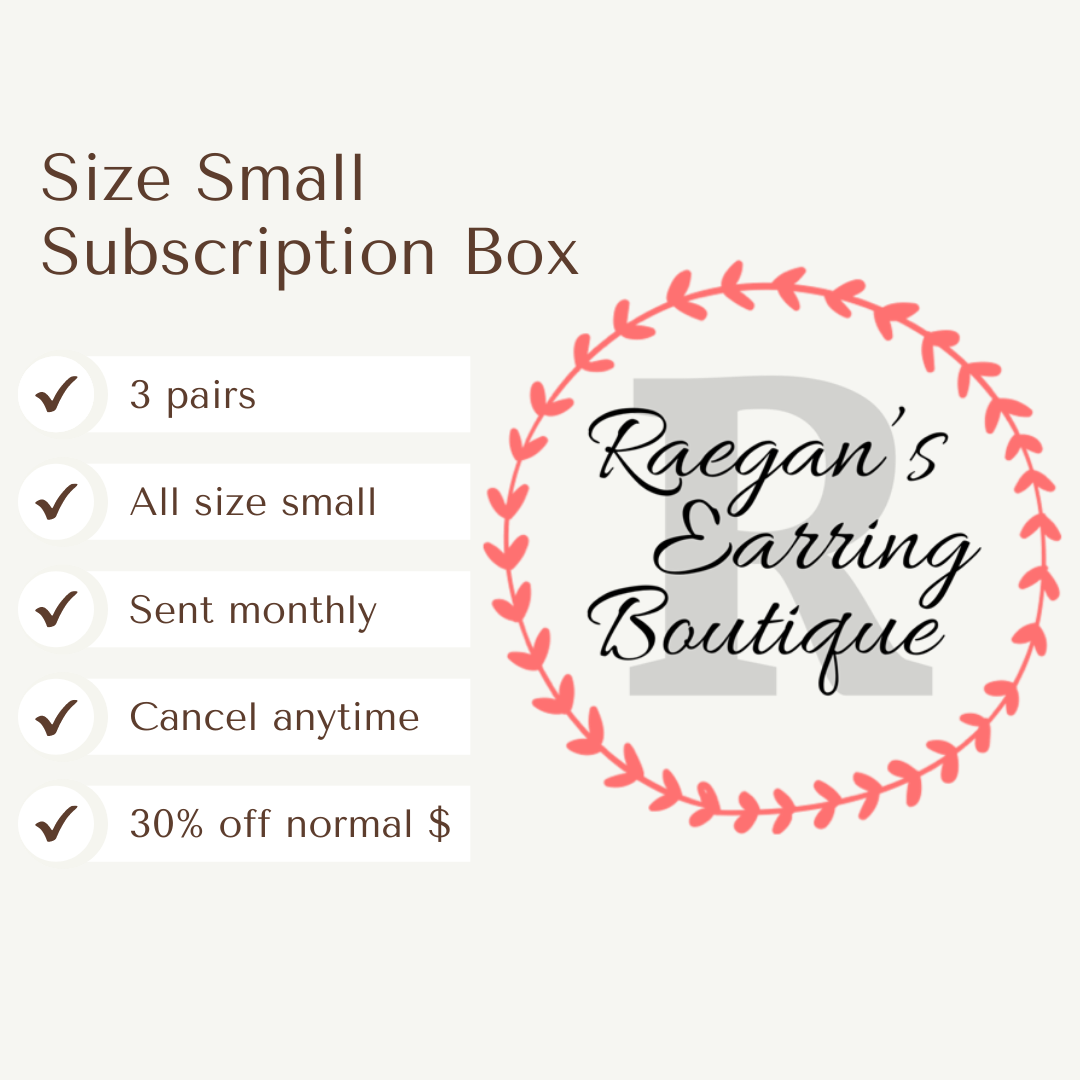 Size Small Earring Subscription Box